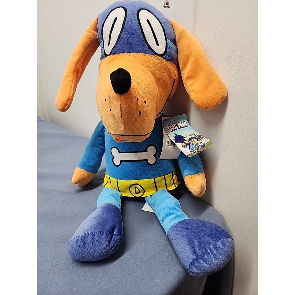 Merry Makers Dog Man Bark Knight 18" Stuffed Plush Character NWT